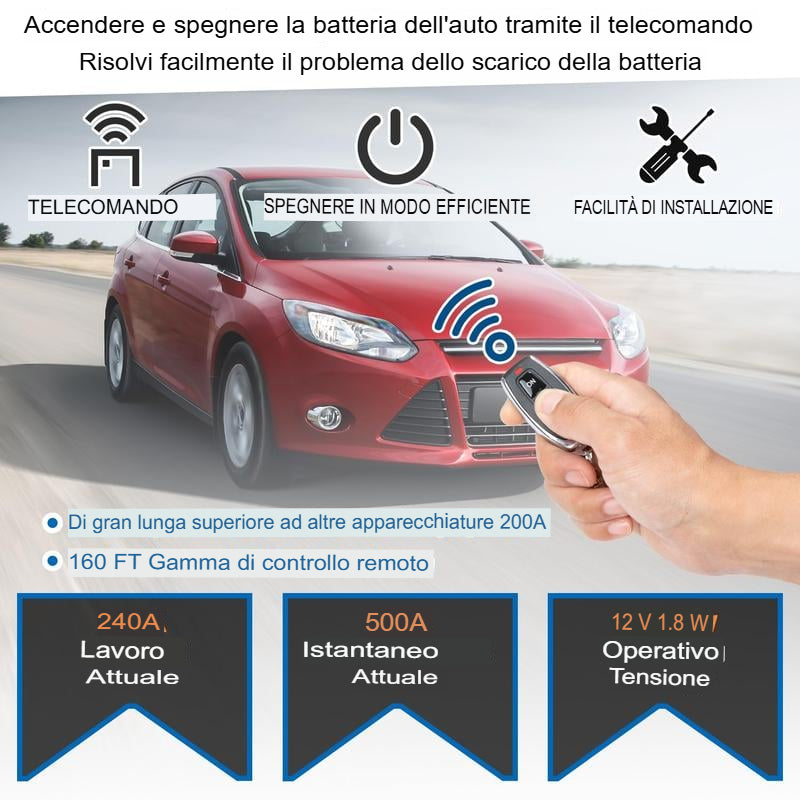 SARTLA™ Interruttore di scollegamento della batteria del telecomando