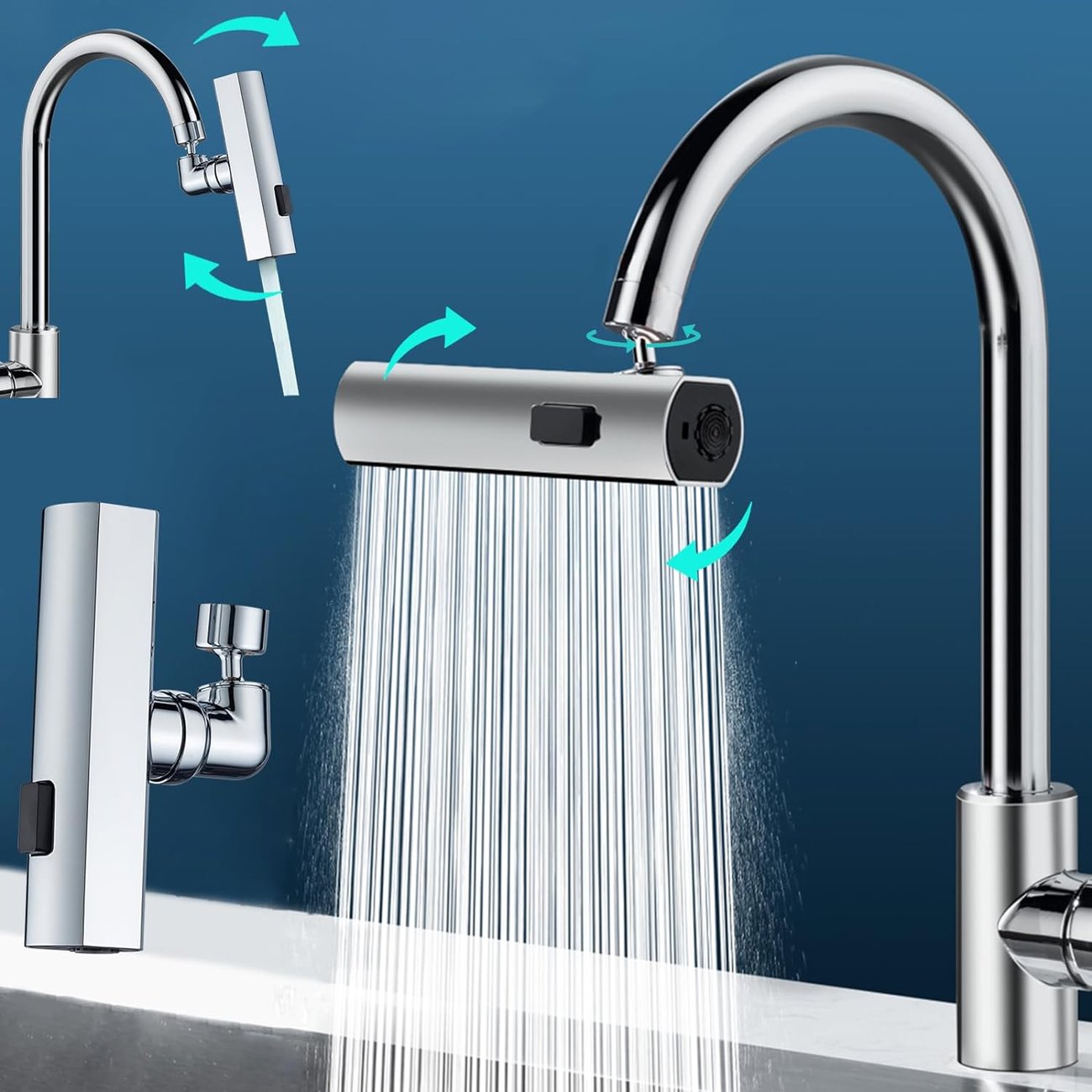 SARTLA™ Rubinetto da cucina a cascata <span style="color: #487278;">(1+1 GRATIS)</span></p>