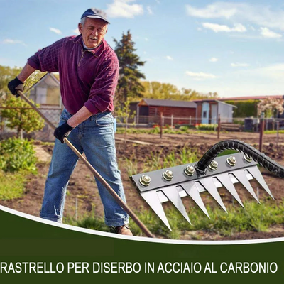 SARTLA™ Rastrello da diserbo in ferro aggiornato