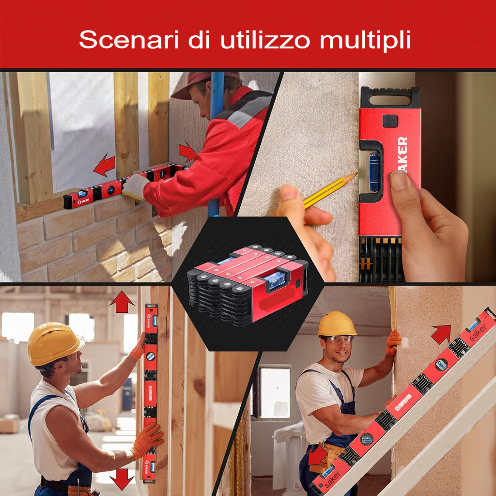 SARTLA™ Livella pieghevole multifunzione