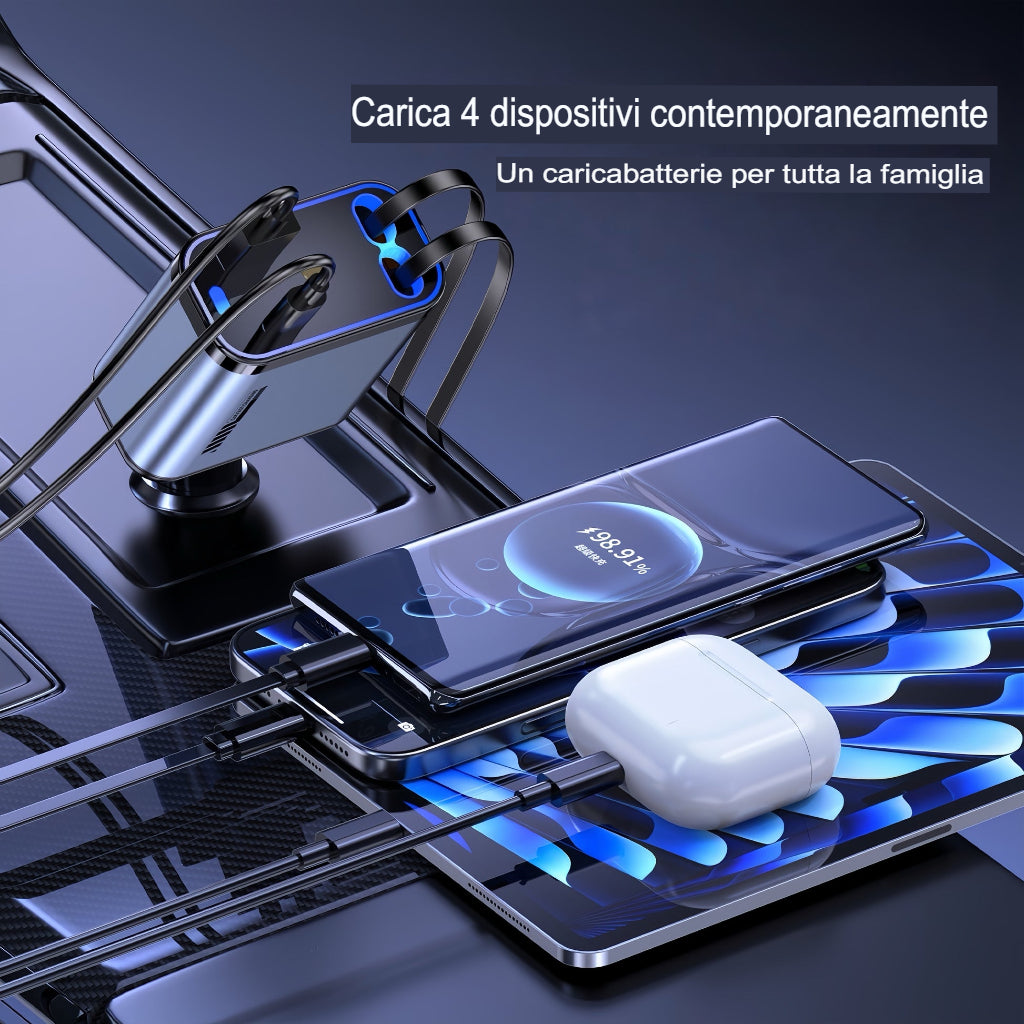 SARTLA™ Caricabatteria da auto retrattile con luce a cielo stellato