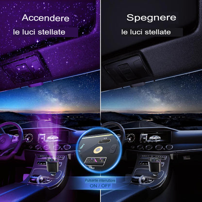 SARTLA™ Caricabatteria da auto retrattile con luce a cielo stellato