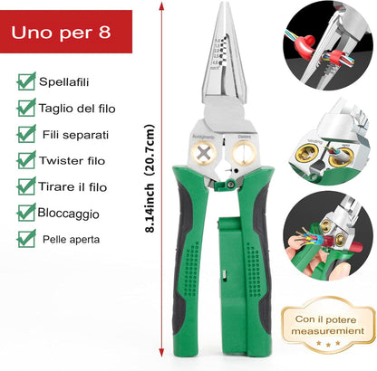 SARTLA™ Pinze spelafili multifunzione 8 in 1