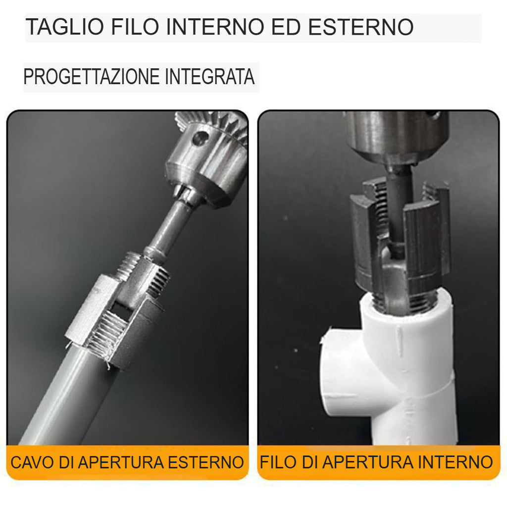 SARTLA™ Strumento integrato per la filettatura interna ed esterna dei tubi <span style="color: #487278;">(1+1 GRATIS)</span></p>