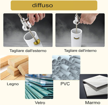 SARTLA™ Taglierina interna per tubi in PVC con rotella da taglio