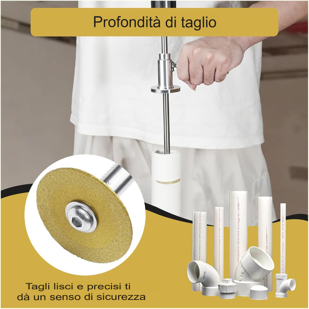 SARTLA™ Taglierina interna per tubi in PVC con rotella da taglio